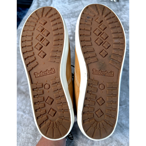 Timberland Dausette Nubuck Wheat Brown Sneaker Boots Leather Womens Size 9 - Picture 5 of 11